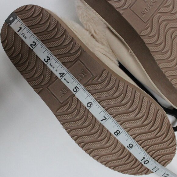 Joyspun Women's Size 9 Beige Platform Clog Slippers - Picture 8 of 12